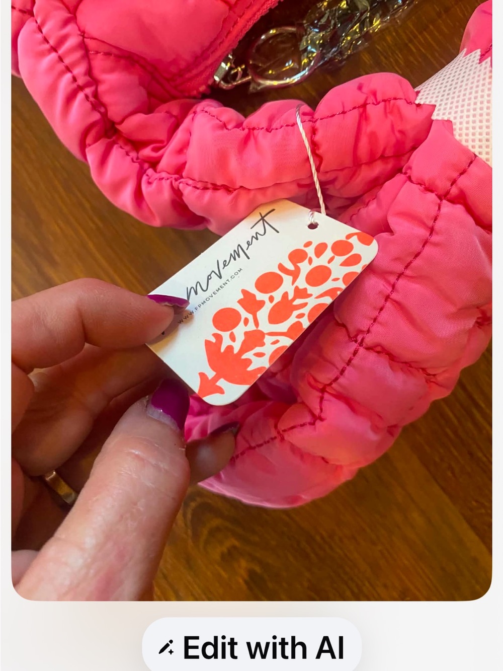 NWT Free People Carry All Bag BUMBLE GUM PINK - Picture 5 of 5